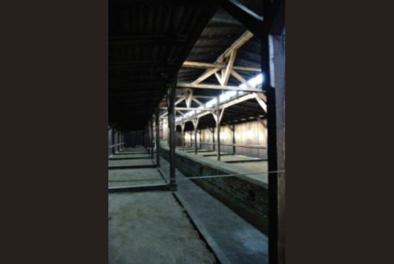 Interior of Barracks at Auschwitz II Birkenau