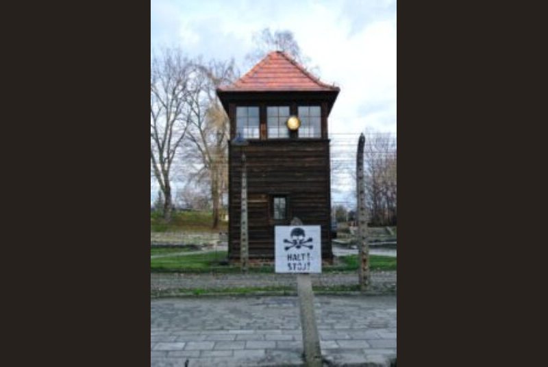 Watch tower at Auschwitz