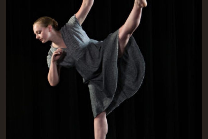 Performer in a dance pose
