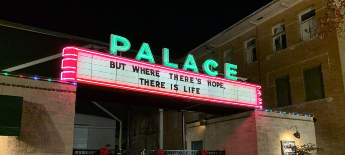 The Palace theater in Bryan, Texas