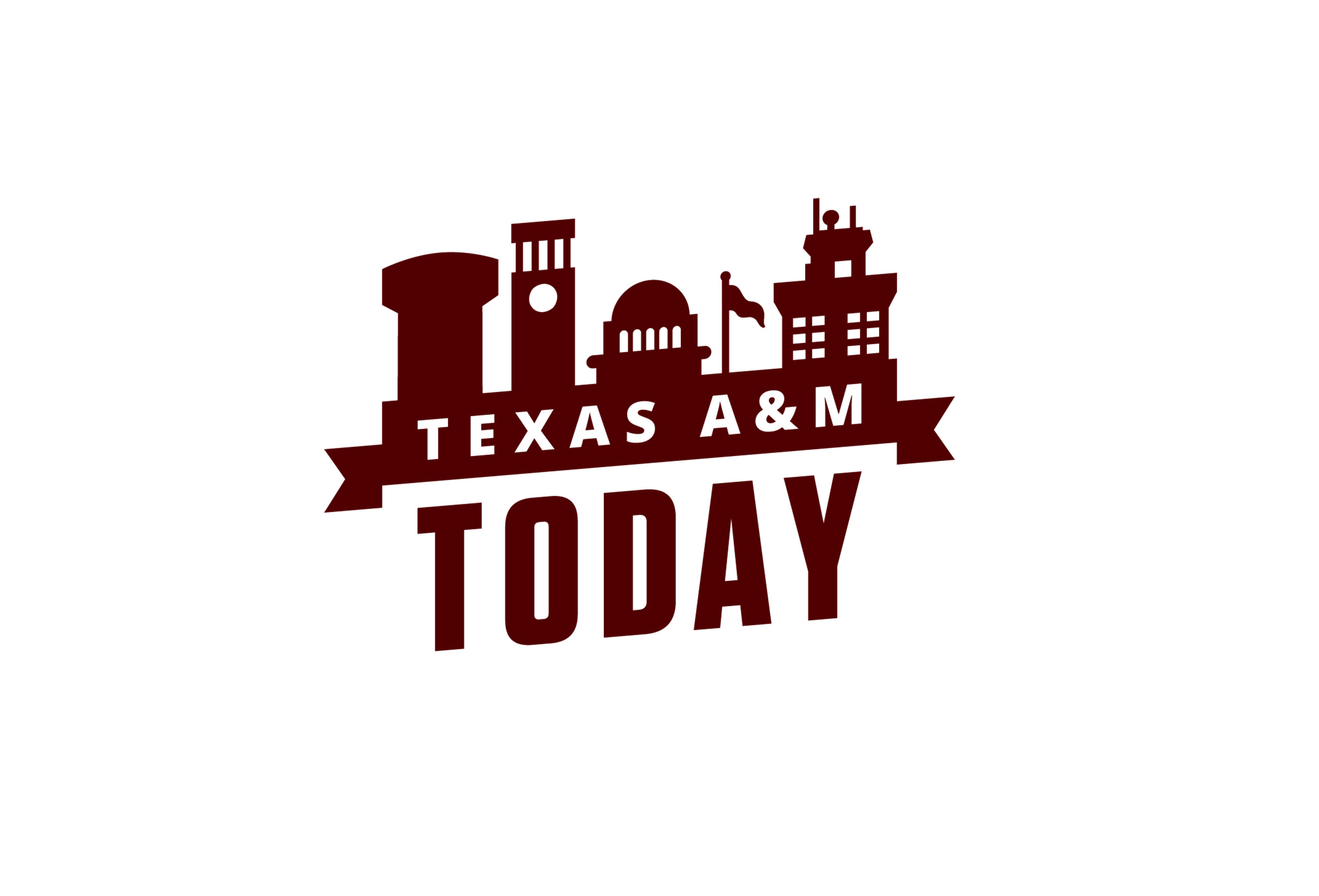 Texas A&M Today logo white