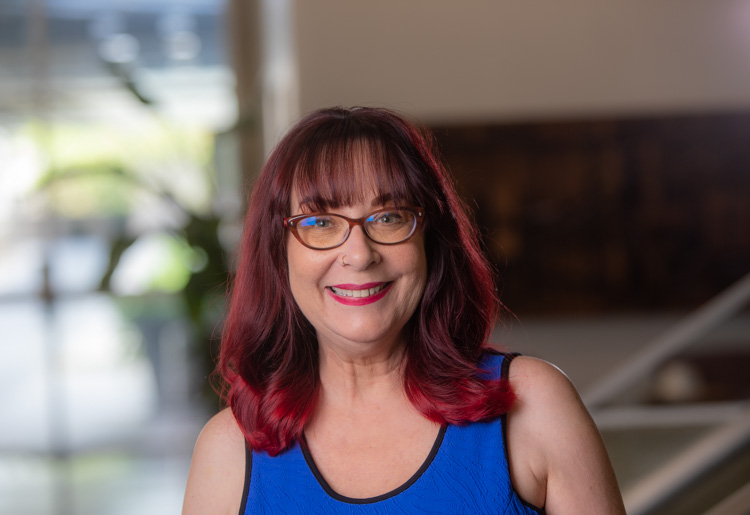A headshot of Anne Quackebush