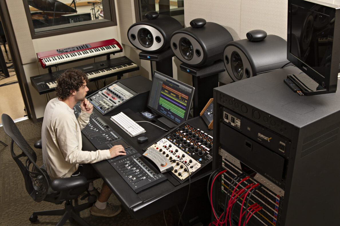 Music Technologist uses equipment