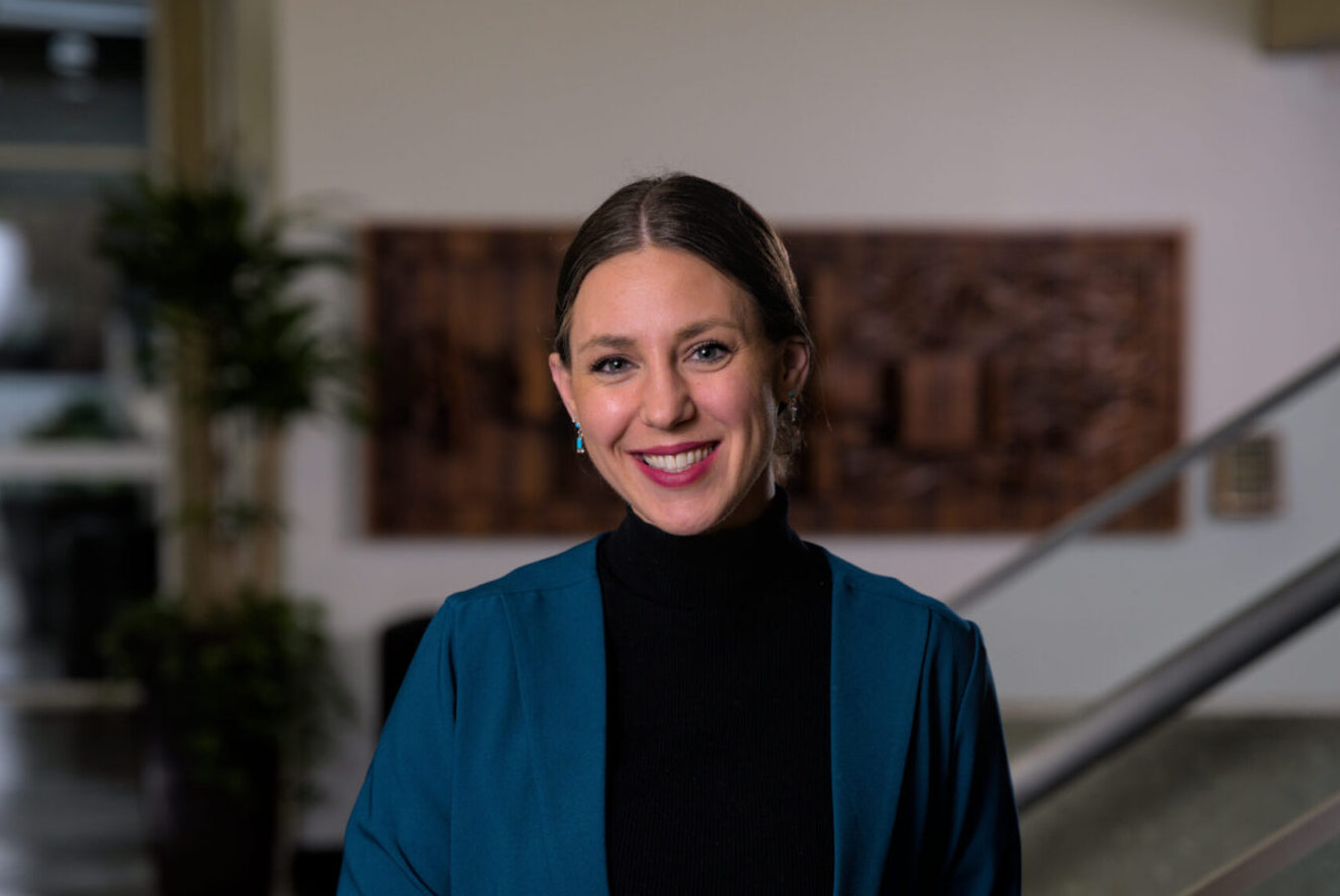 A headshot of Carolyn Rabbers