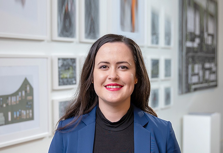 A headshot of Rebecca Pugh
