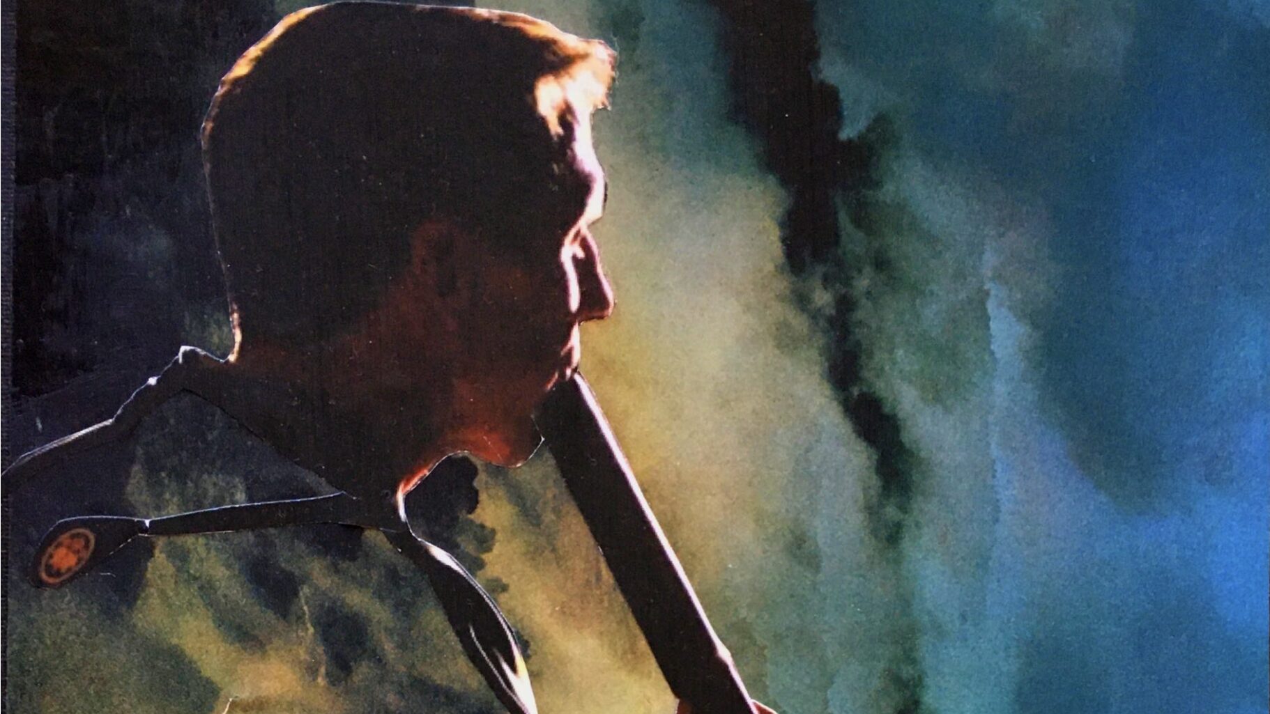 A shakuhachi player performs.